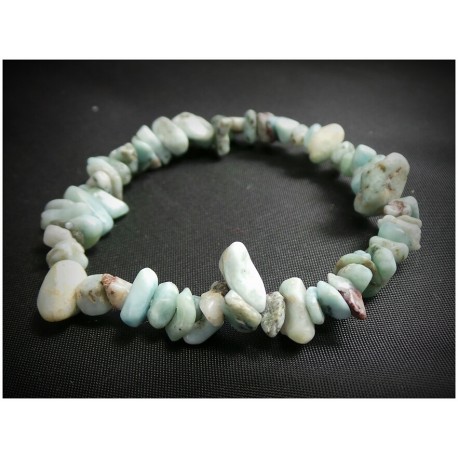 Bracelet baroque en larimar